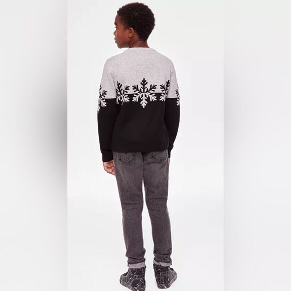 Holiday Lane Big & Little Boys Snowflake Sweater - Picture 2 of 2